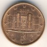 1 Euro Cent Italy 2002 KM# 210. Uploaded by Granotius